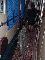 Мой велосипед в вагоне